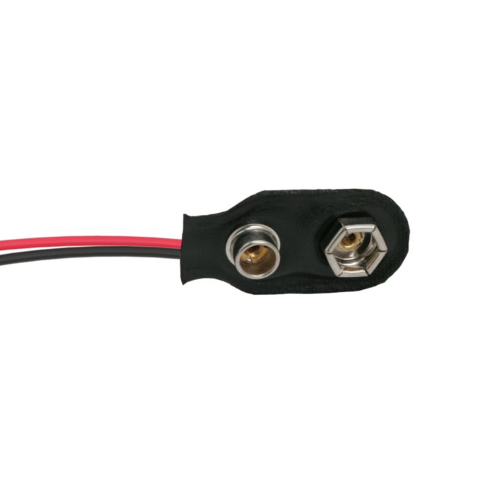 Conector Baterie 9V cu Cablu 110 mm, Clema Alimentare pentru Baterii 9V
