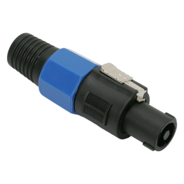 Mufa Speakon 4 Poli cu Blocare de Siguranta pentru Cablu Difuzor, Conector Audio Profesional