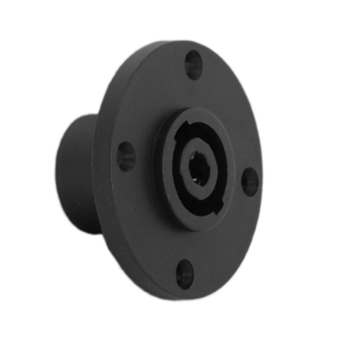 Priza Speakon 4 Poli pentru Difuzoare, Conector Audio Montabil in Panou