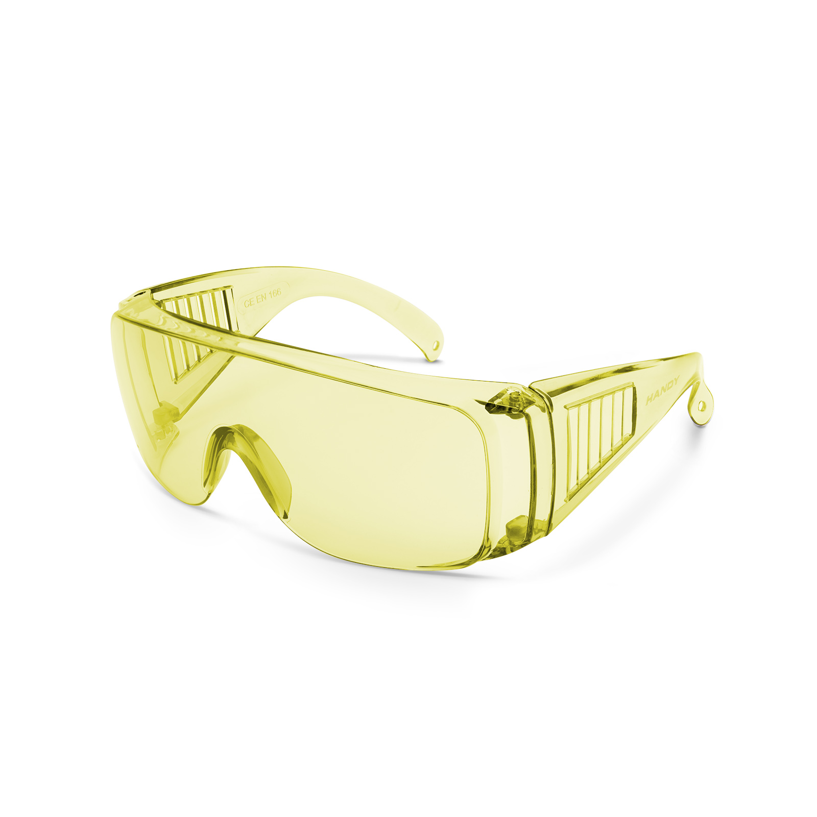 Ochelari de Protectie Profesionali Galbeni cu Protectie UV, Lentile Anti-Zgarieturi, Standard EN166 EN170