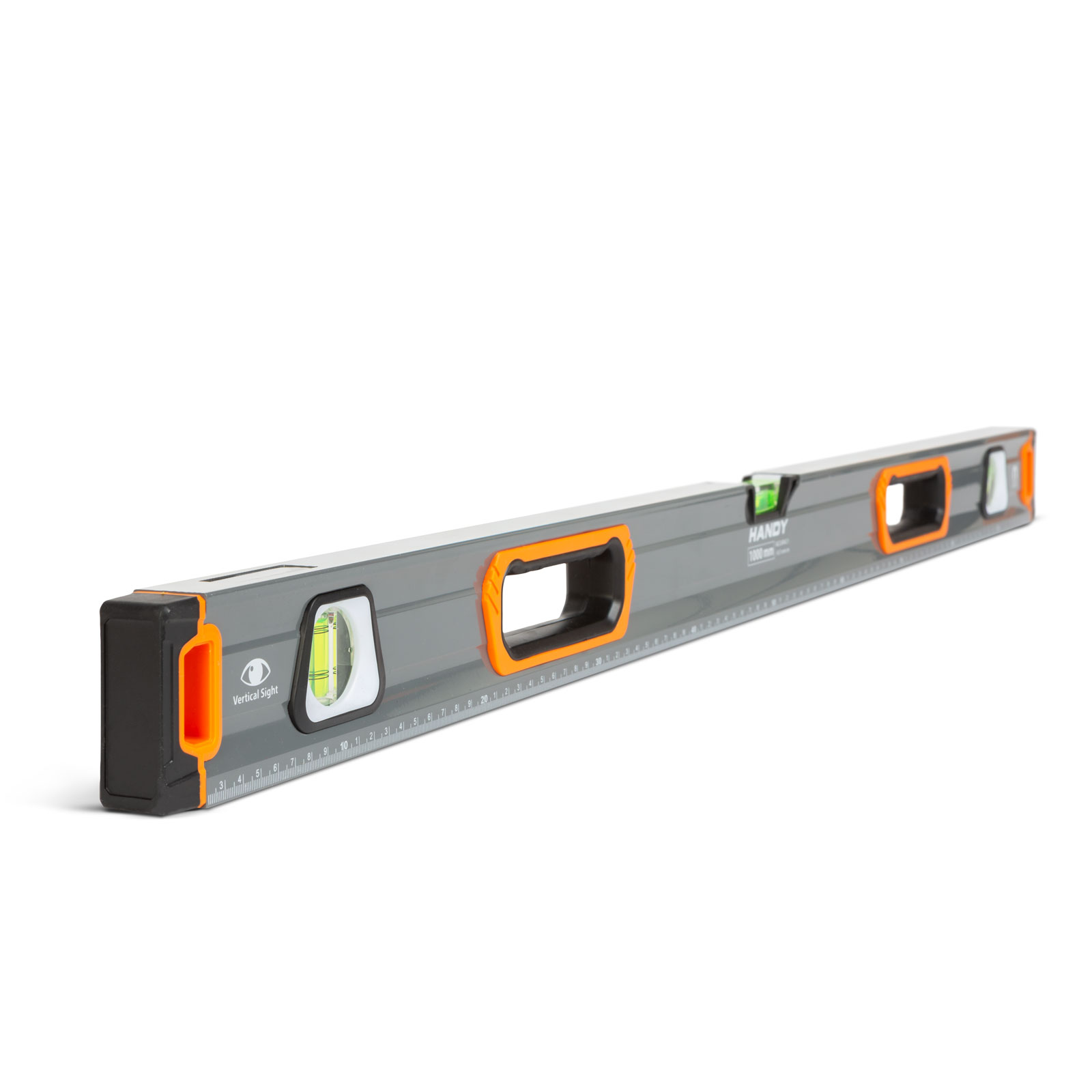 Nivela cu bula, 1000 mm magnetica, 3 libele aluminiu cu rigla si fereastra oglinda