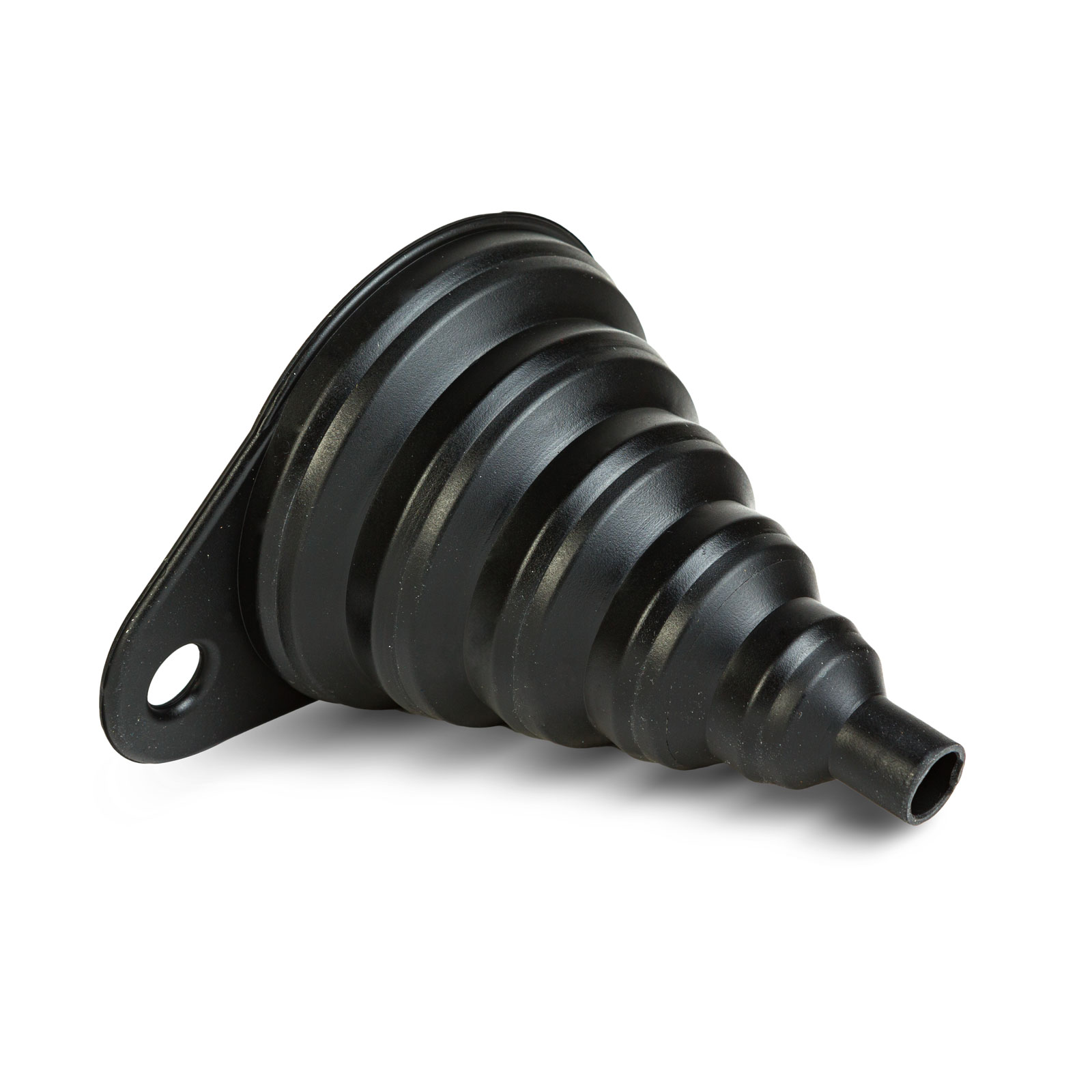 Palnie pliabila din silicon rezistenta la combustibil, 10 x 8 cm, neagra