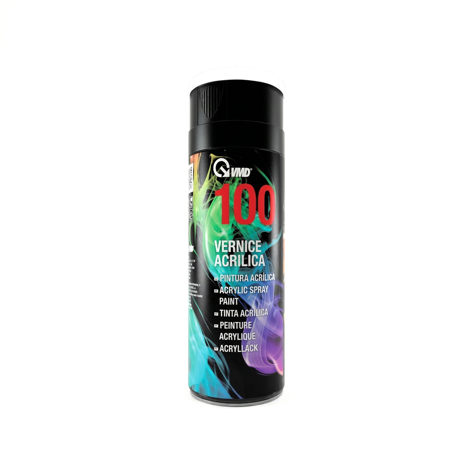 Vopsea acrilică emailată spray, alb lucios, pentru metal, plastic și lemn, 400 ml