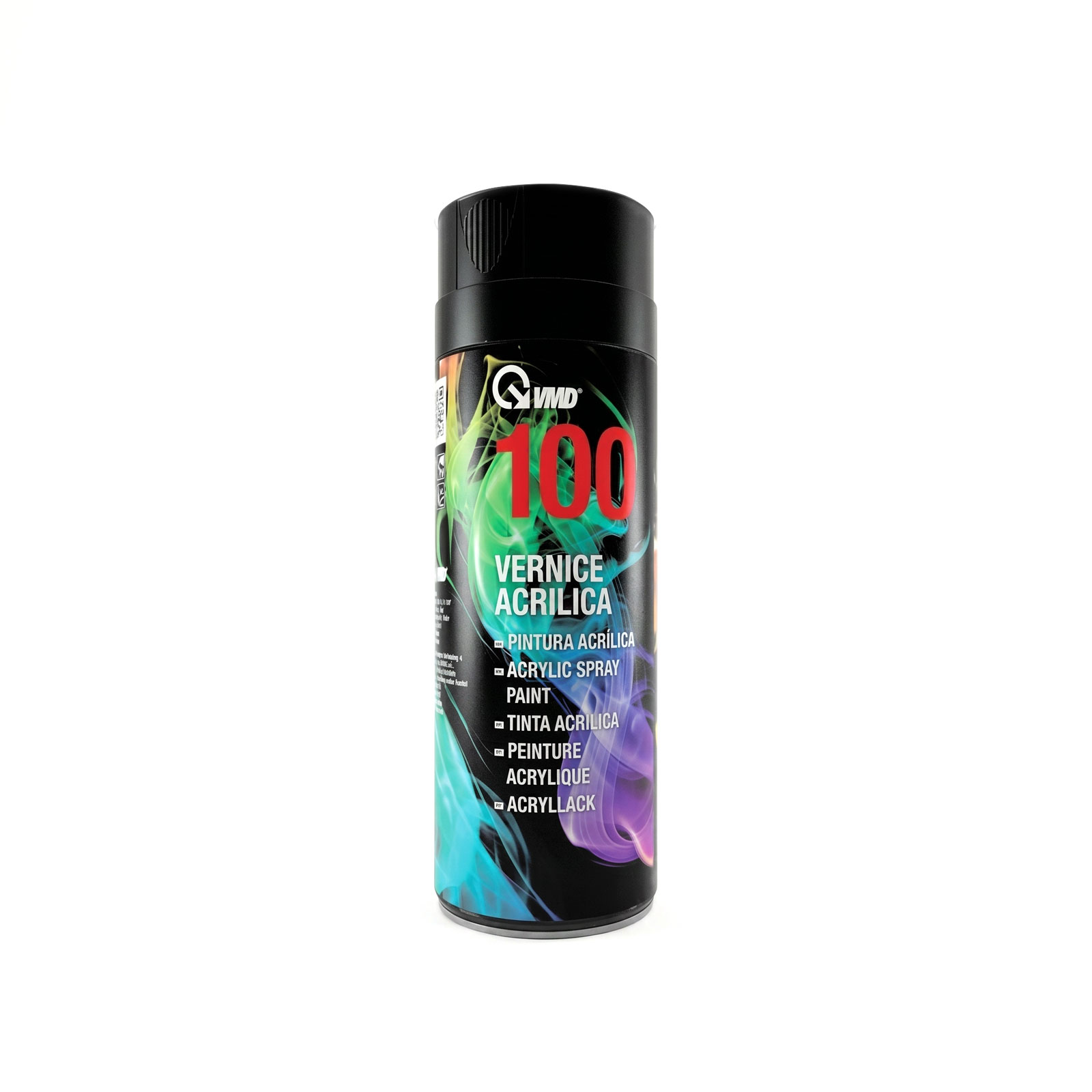 Vopsea acrilică emailată spray, alb mat, pentru metal, plastic și lemn, 400 ml