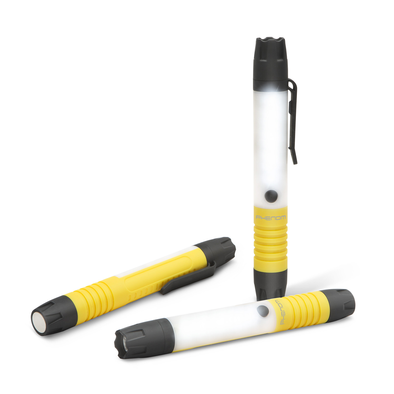 Lanterna LED COB 200 lumeni, magnet si clip, lumina directionala, compacta, baterii AAA