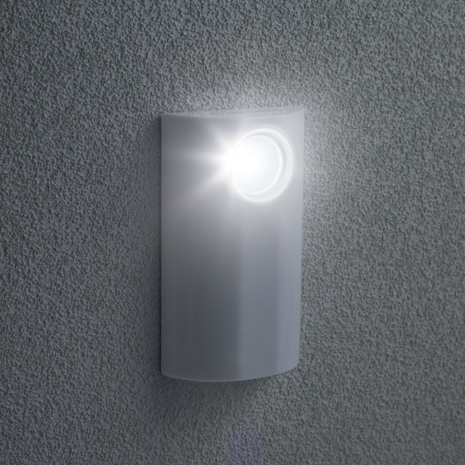 Lampa LED cu touch si dimmer, portabila, pe baterii AAA, alba