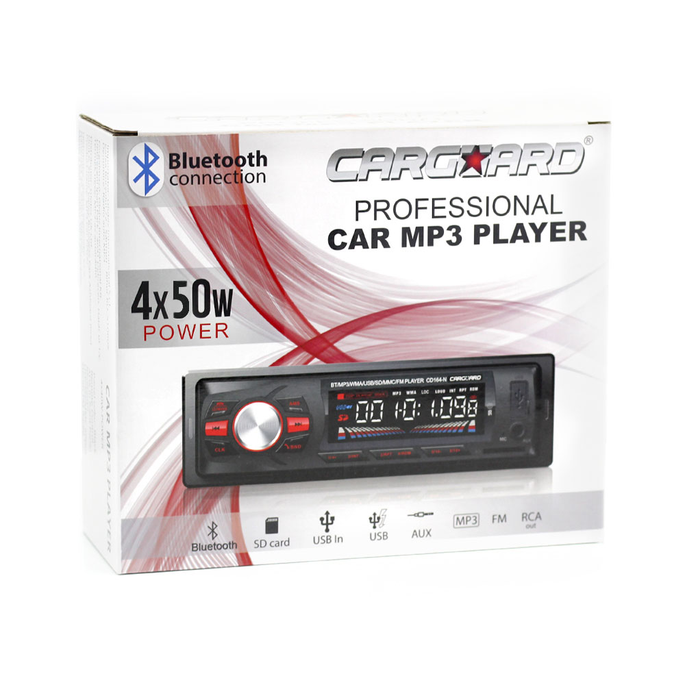 Player auto 1 DIN Bluetooth MP3 USB SD, 4x50W, FM tuner, telecomanda