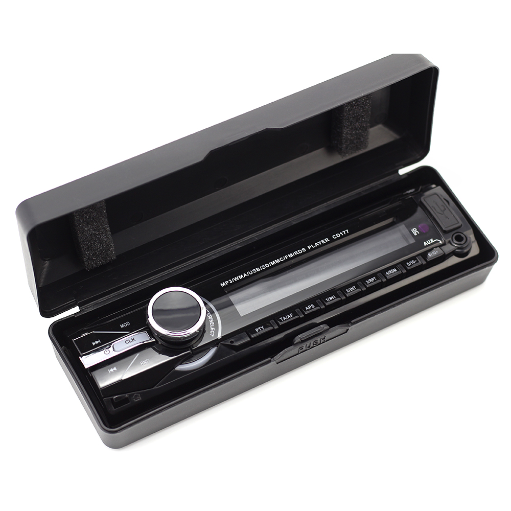 Player auto 1 DIN Bluetooth MP3 USB SD AUX, 4x50W, panou detasabil si telecomanda