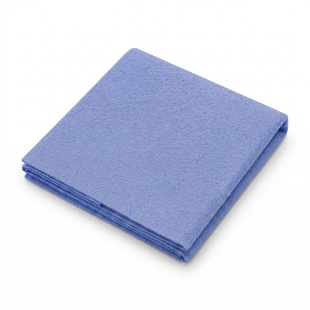 Laveta antiaburire pentru geamuri si oglinzi, 31 x 22 cm, 100% poliester, albastra