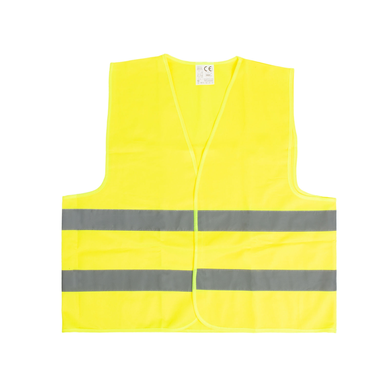 Vesta de vizibilitate galben lamâie, reflectorizanta, respirabila, pentru trafic si ciclism