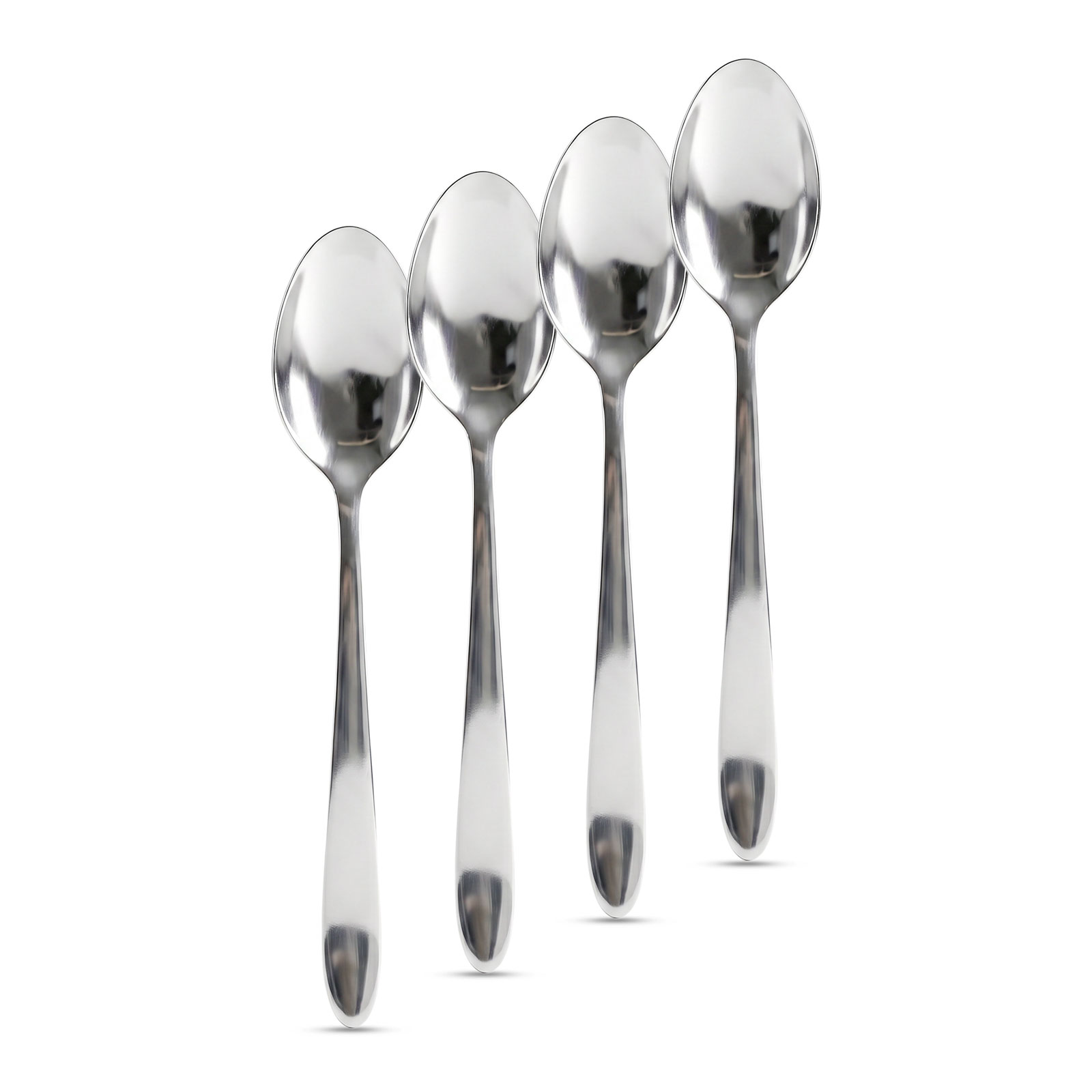 Set 4 linguri inox, 18.8 cm, design elegant, otel inoxidabil