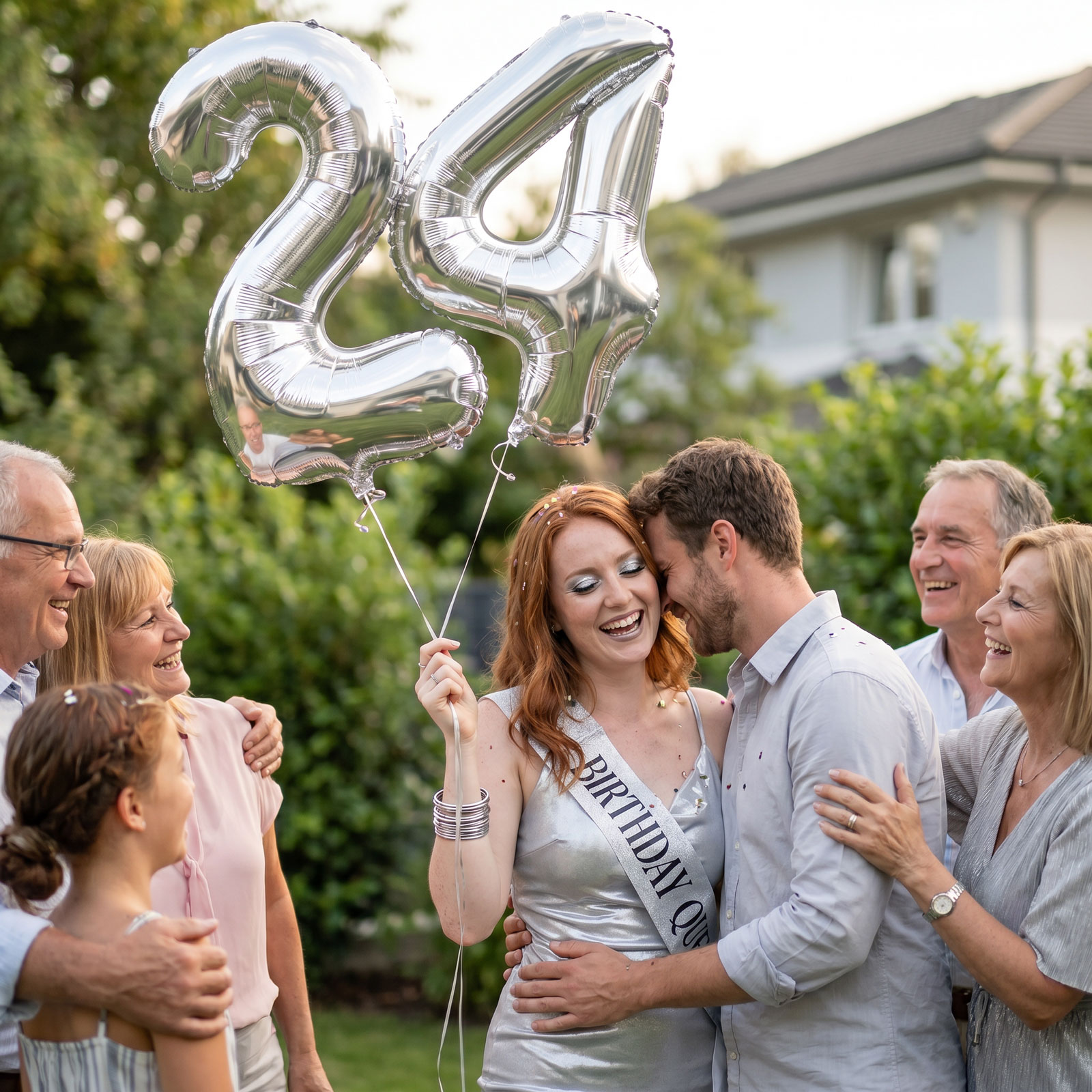 Balon folie cifra 3 argintiu, 40 inch, 78 x 50 cm, umflare cu aer sau heliu