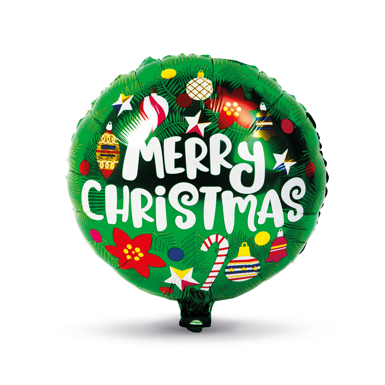 Balon Craciun folie aluminiu glob 45 cm Merry Christmas