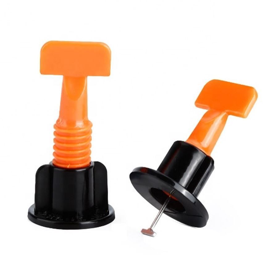 Set nivelare gresie si faianta 50 cleme + cheie, sistem aliniere placi, reutilizabil, montaj precis