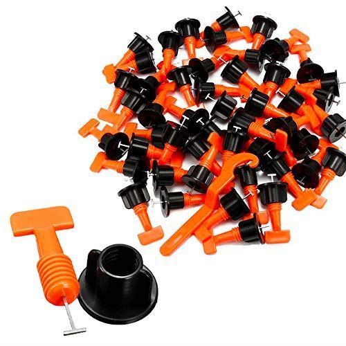 Set nivelare gresie si faianta 50 cleme + cheie, sistem aliniere placi, reutilizabil, montaj precis