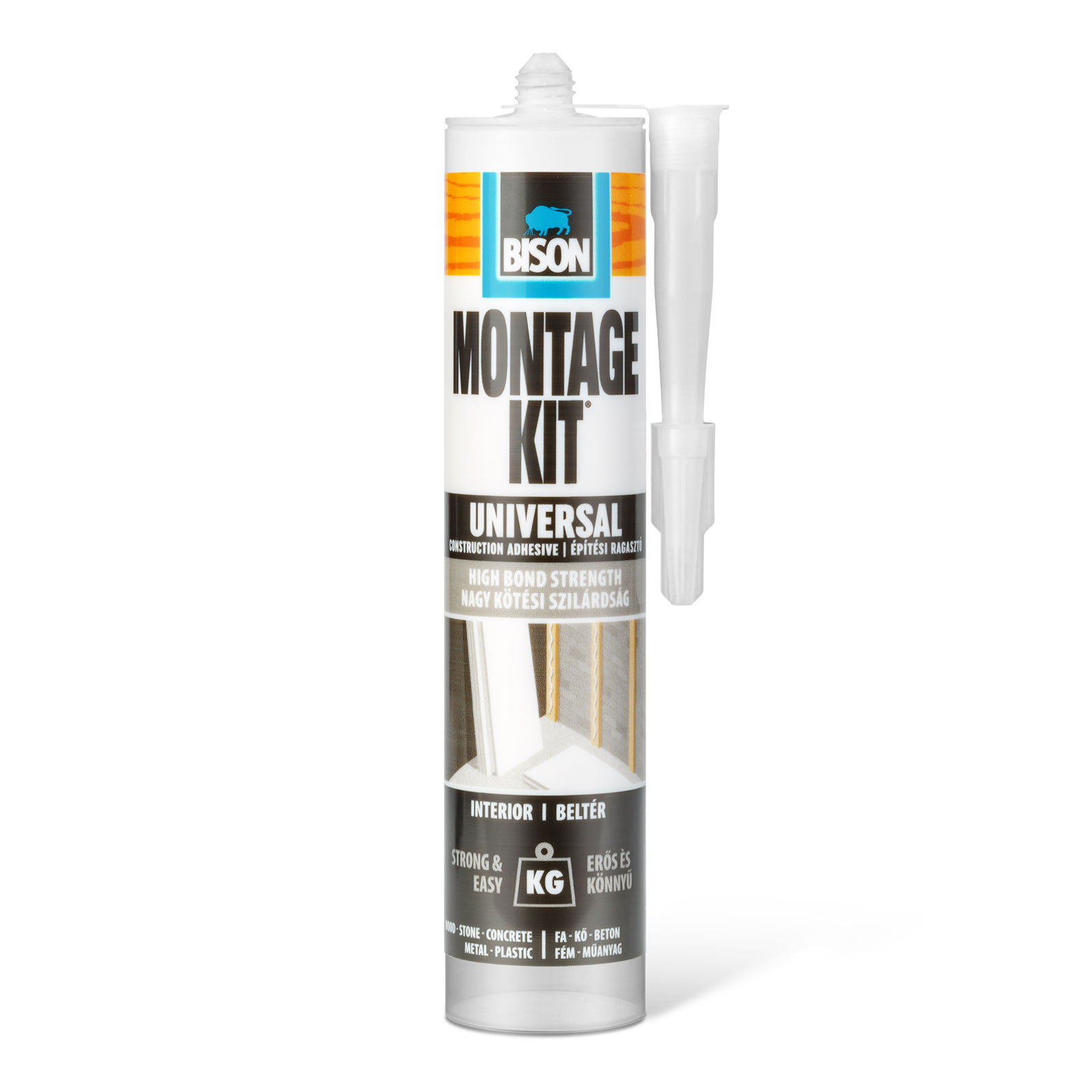 Adeziv montaj universal Bison Montagekit Universal, 440 g, fara solventi