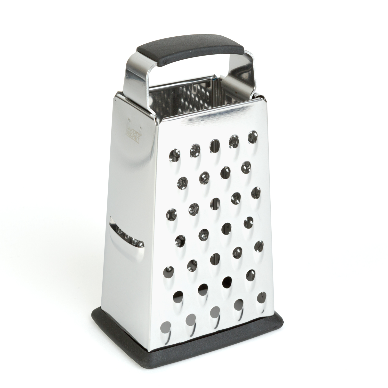 Razatoare bucatarie Baker's Secret inox 4 fete 15.3 cm, multifunctionala pentru legume branza si ciocolata