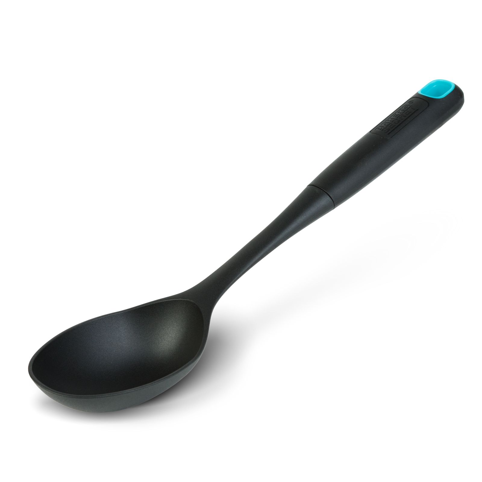 Lingura bucatarie Baker's Secret nylon negru 32.5 x 7.2 x 4.8 cm, rezistenta la caldura pentru gatit si servire