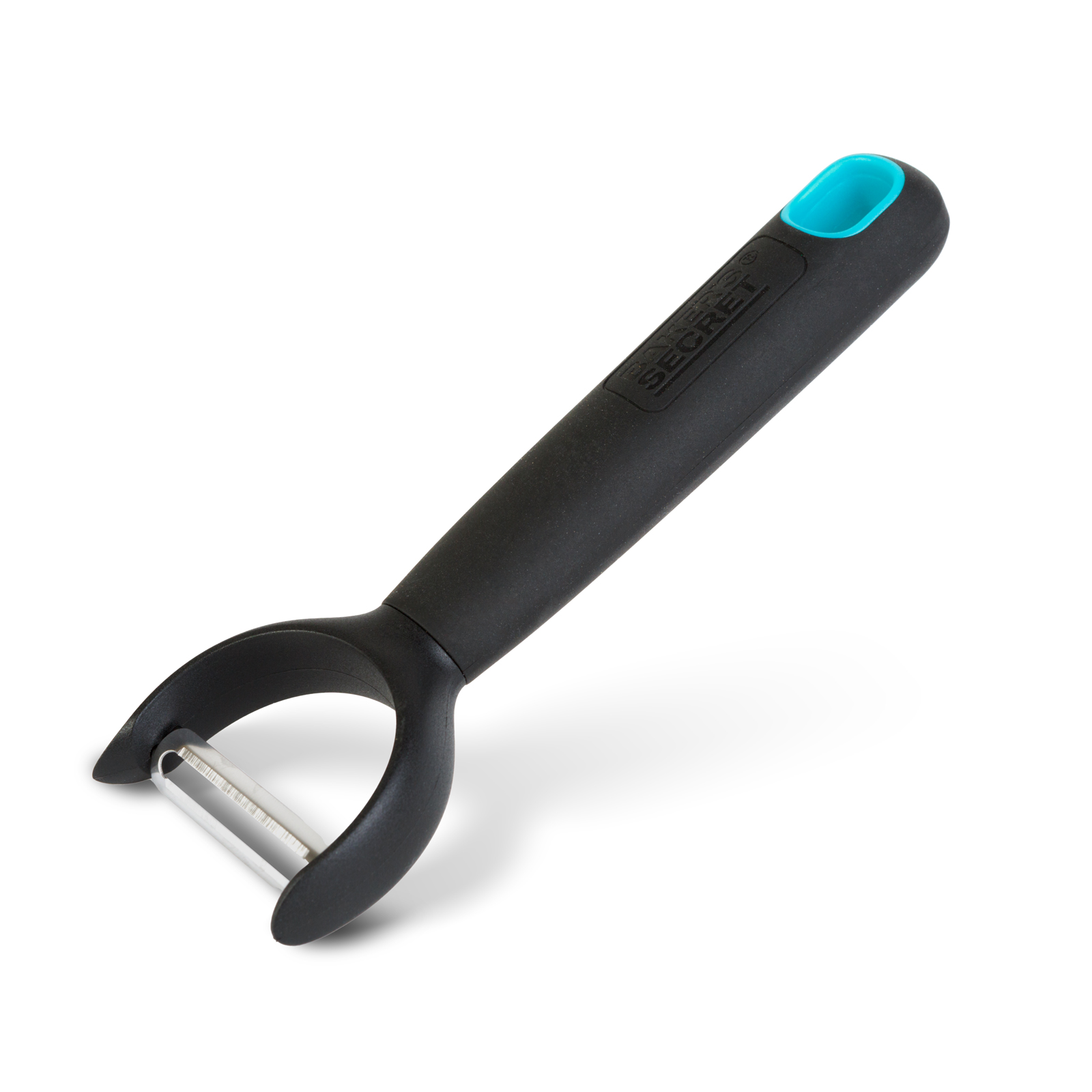 Curatator legume fructe Baker's Secret inox negru 18 x 6.5 x 2.2 cm, tip Y ergonomic pentru decojire usoara