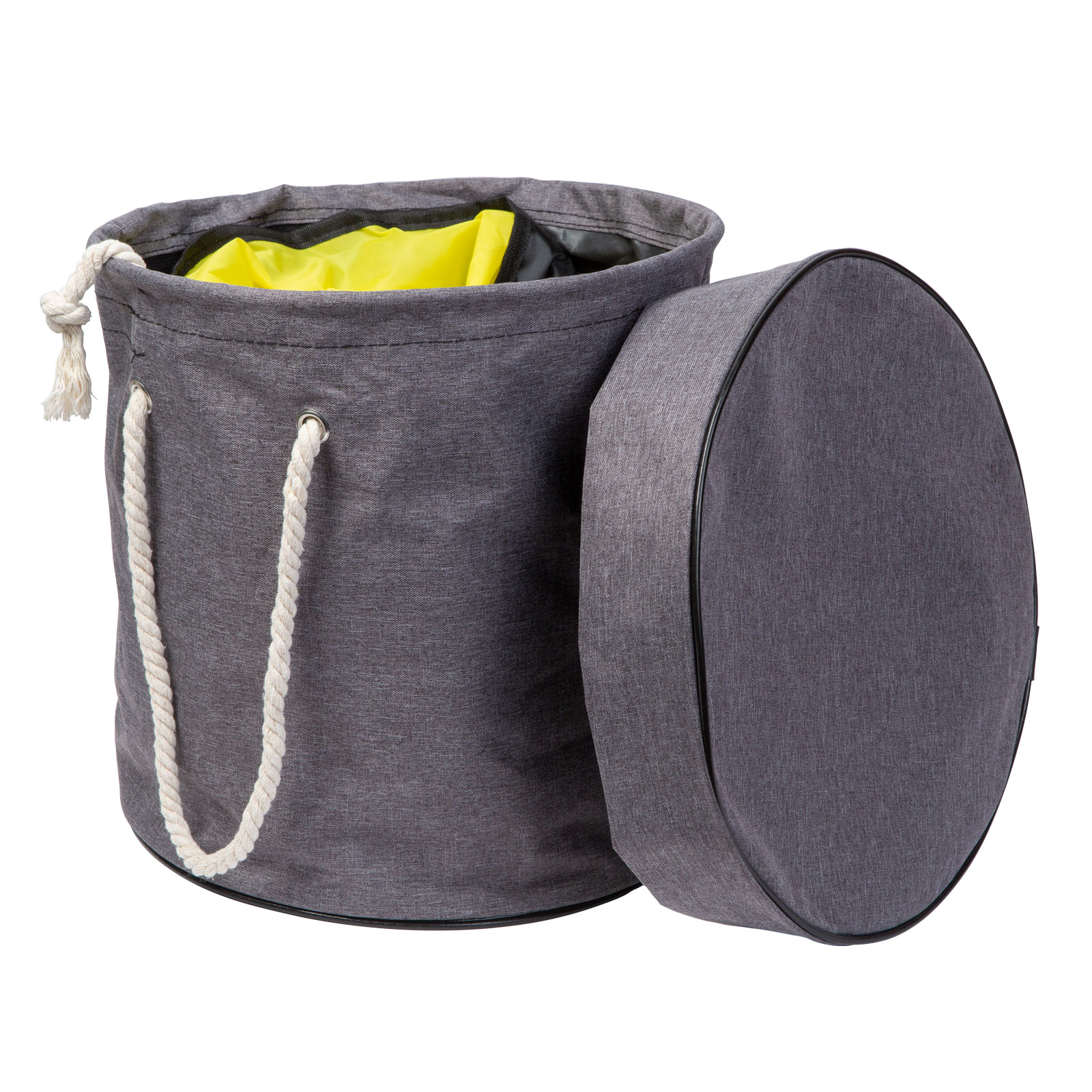 Covor joaca copii cu depozitare jucarii Ø135 cm, saltea joaca pliabila, sac organizator jucarii