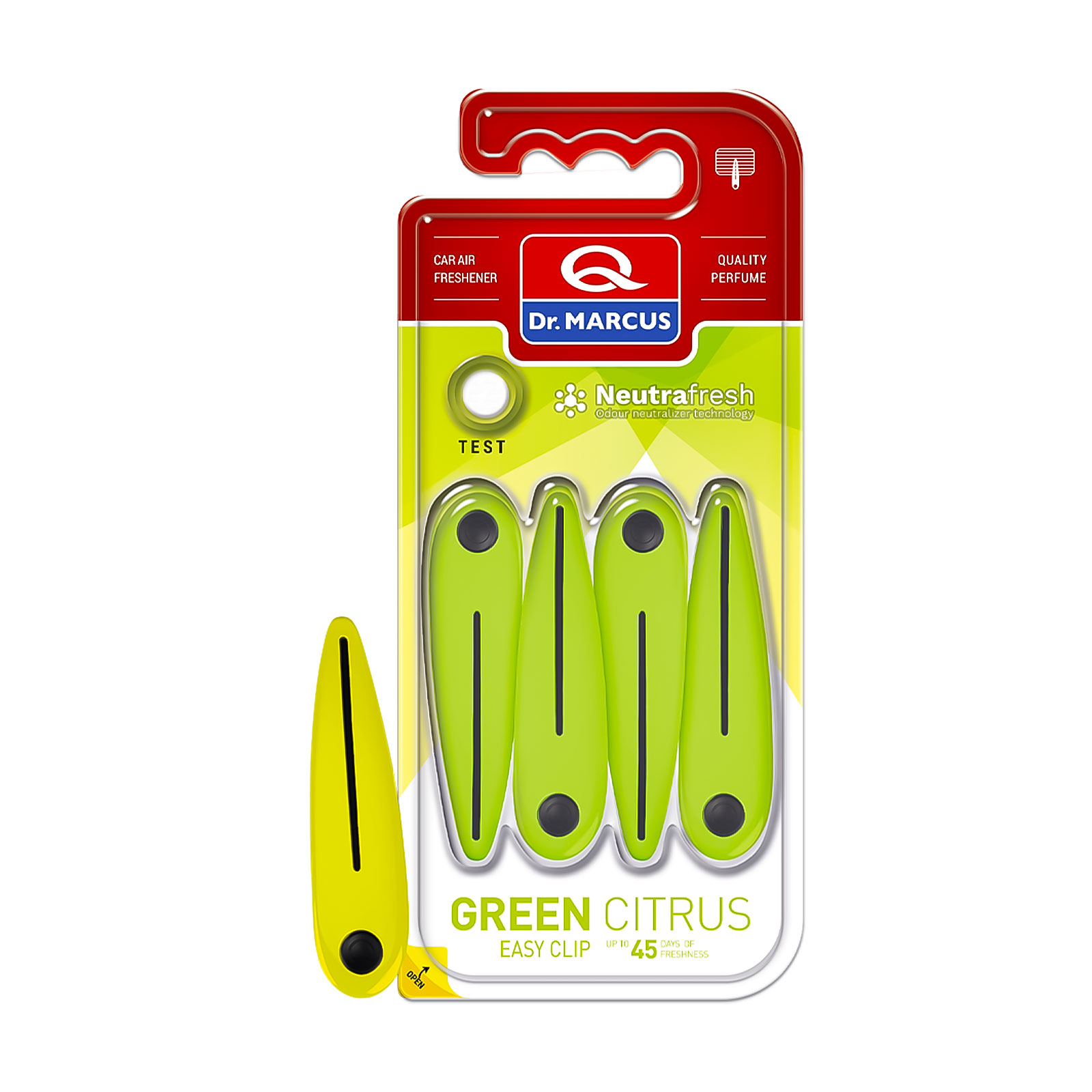 Odorizant auto Dr. Marcus EASY CLIP GREEN CITRUS
