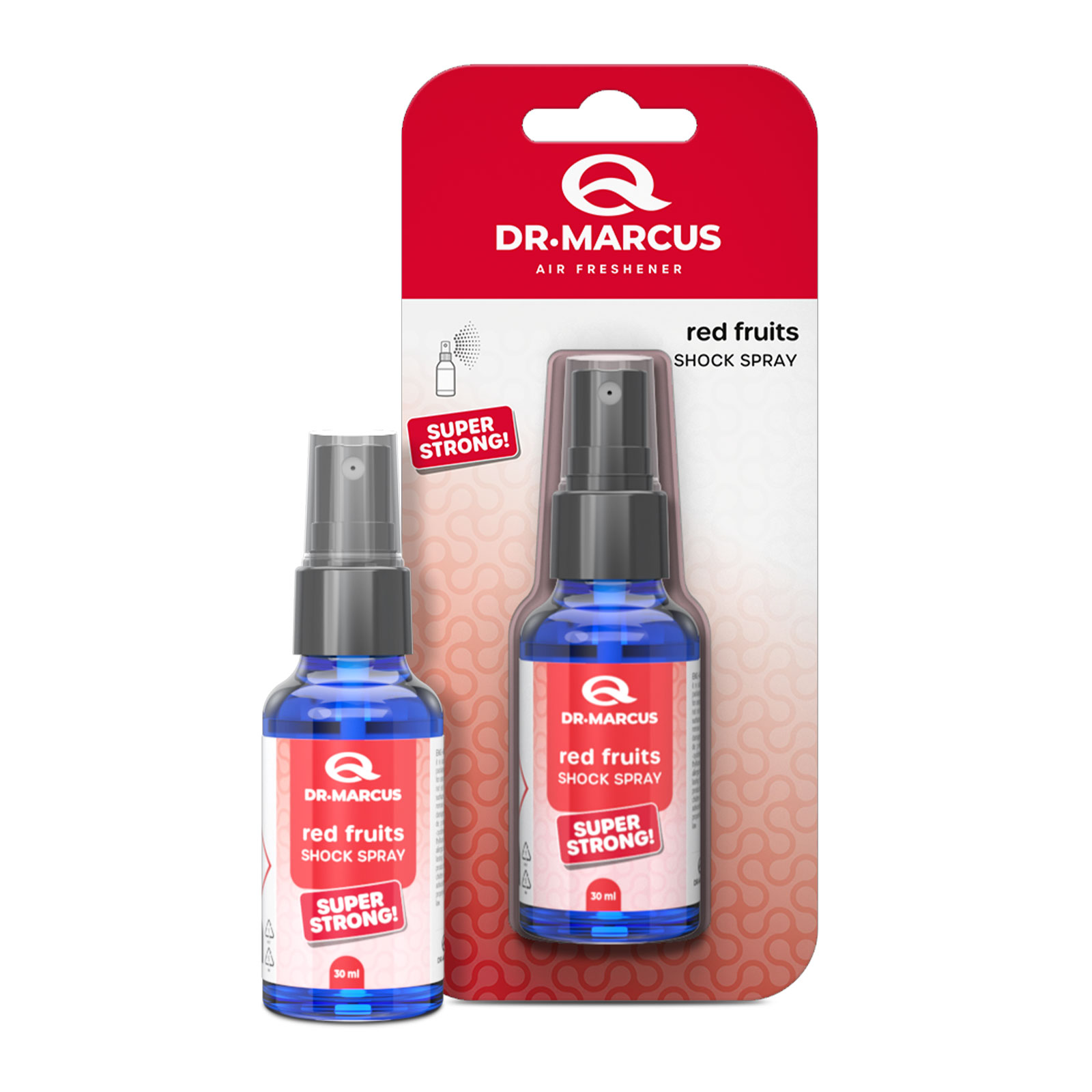 Odorizant spray Dr. Marcus Shock Spray Red Fruits, 30 ml, parfum auto concentrat