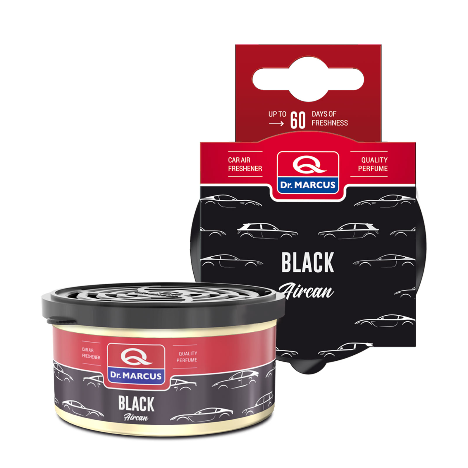 Odorizant auto Dr. Marcus Aircan Black, efect minim 2 saptamani