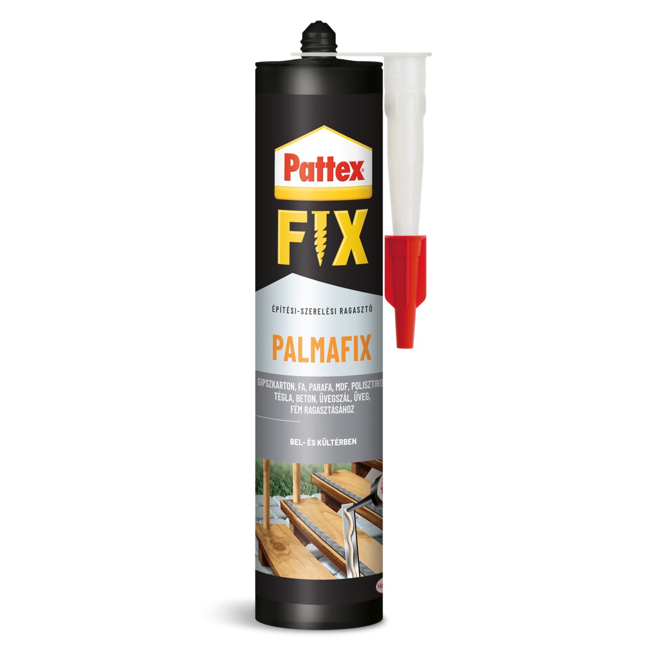 Adeziv constructii Pattex Palmafix 400g, lipici montaj puternic pentru lemn, metal, beton, polistiren