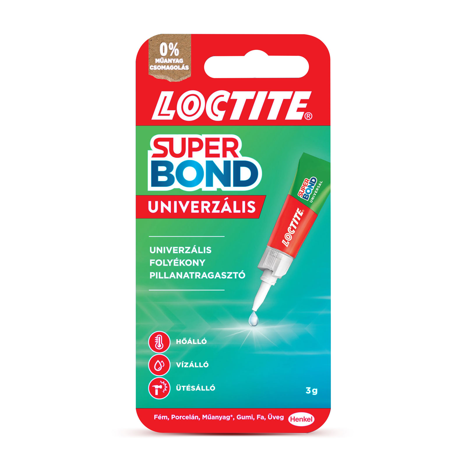 Adeziv instant Loctite Super Bond, 3 g, transparent, lipire rapida