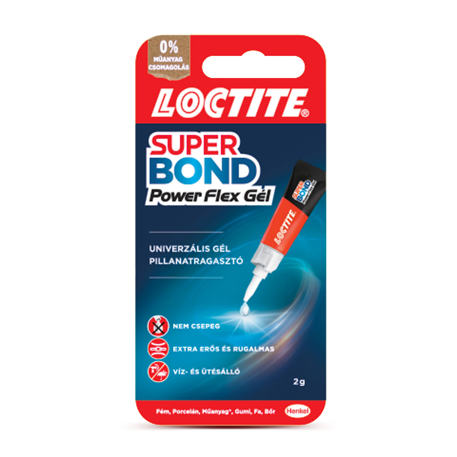 Adeziv instant Loctite Super Bond Gel, 2 g, transparent, lipire rapida