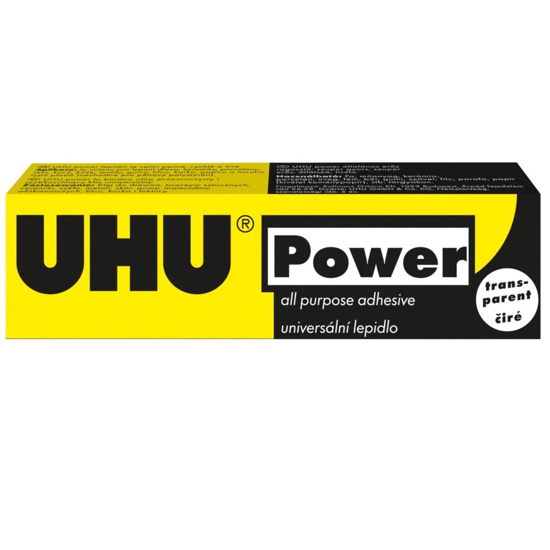 Adeziv Universal Transparent UHU Power Transparent, 45 g