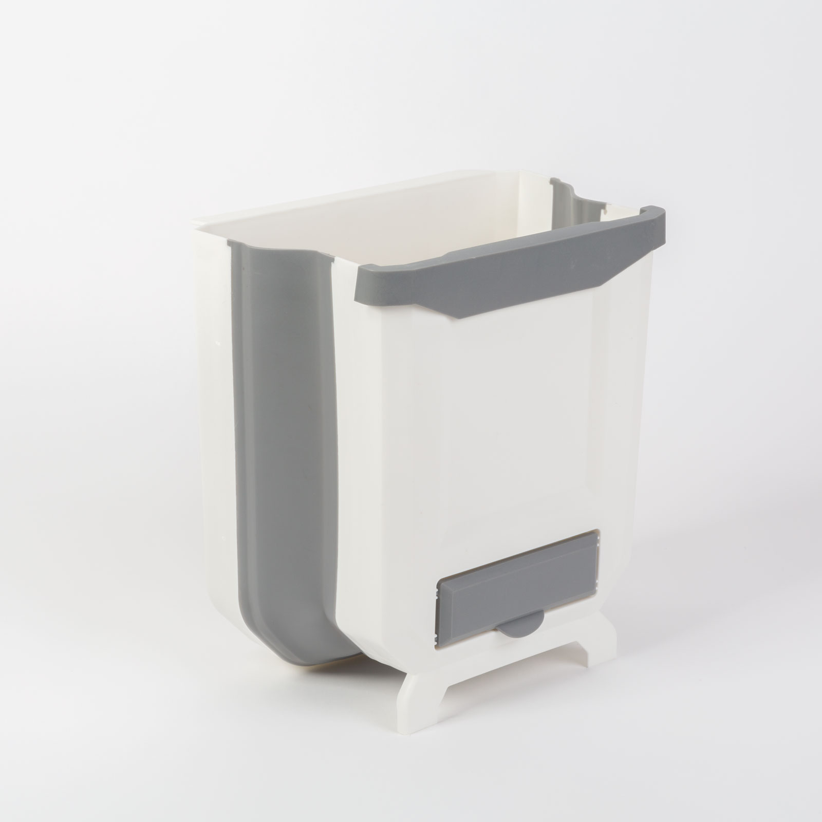 Coș de Gunoi Suspendat pentru Dulap, 24 × 16 × 26 cm, Alb