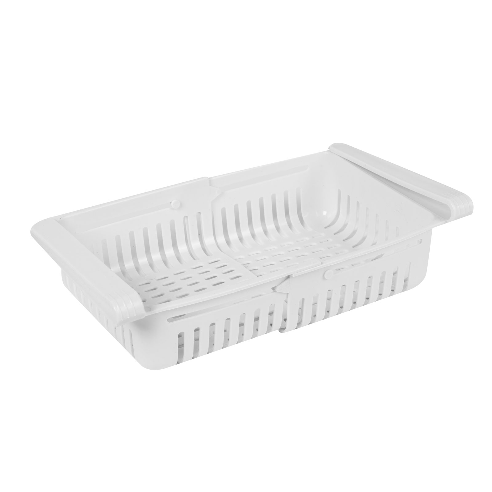 Coș Organizator pentru Frigider, Plastic, 20 × 16 × 6,7 cm, Alb