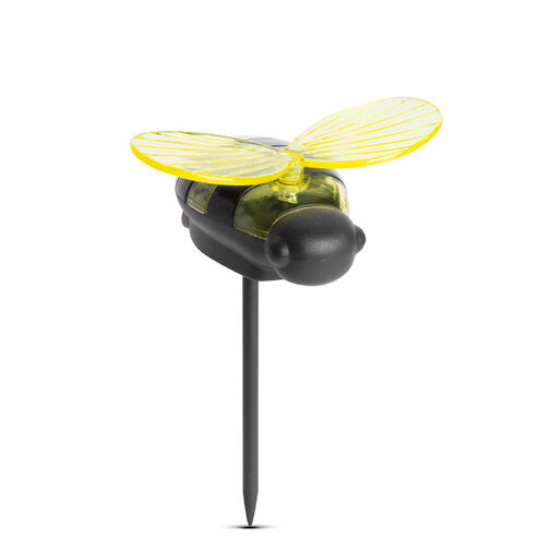 11752 • Leszúrható szolár lámpa - méhecske - 8 x 6,5 x 14 cm - Fehér LED