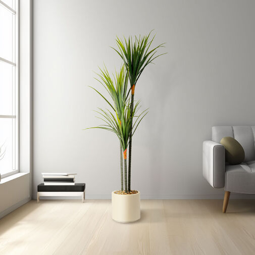 11903 • Műnövény dekoráció - Dracaena Marginata - zöld - 1,2 m