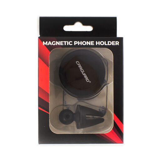 54952 • Telefontartó - mágneses, szellőzőrácsra rögzíthető - forgatható - fekete