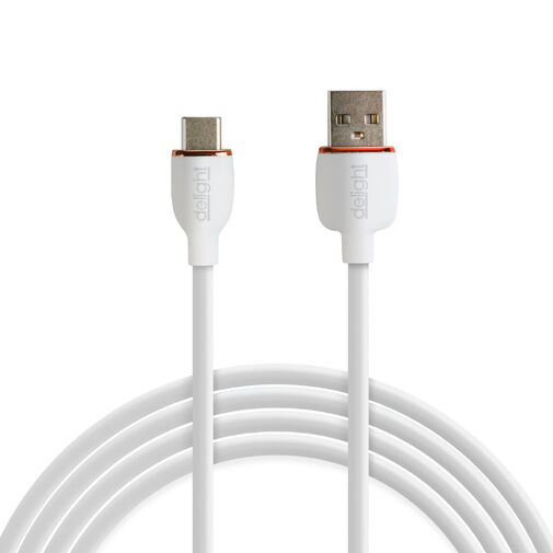 55553WH-1 • Adatkábel - Type-C / USB-A - fehér - 1 m - 2.4A - 12 W