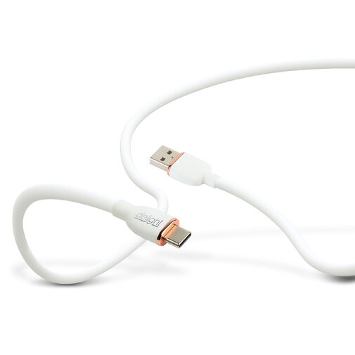 55553WH-1 • Adatkábel - Type-C / USB-A - fehér - 1 m - 2.4A - 12 W