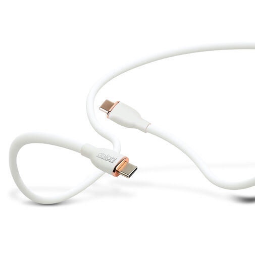 55554WH-1 • Adatkábel - Type-C / Type-C - fehér - 1 m - 3 A - 60 W