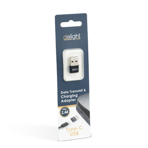 55556BK • Adapter - Type-C / USB-A - 2,4A - 5V