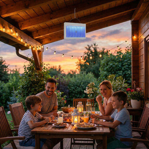 55619WH • UV Rovarcsapda - Type-C - akkumulátoros, felakasztható - fehér