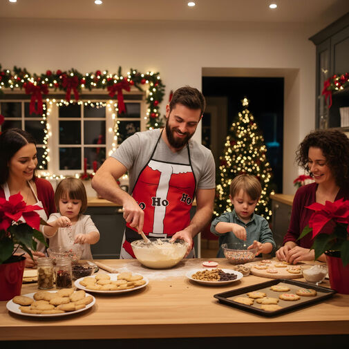 55927A • Kötény - karácsonyi - férfi 