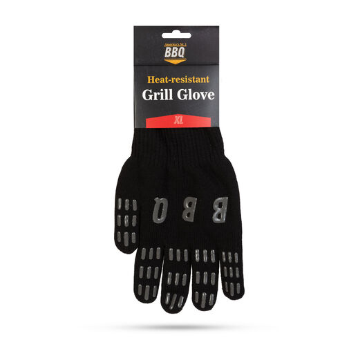 56293 • Hőálló grill kesztyű - fekete