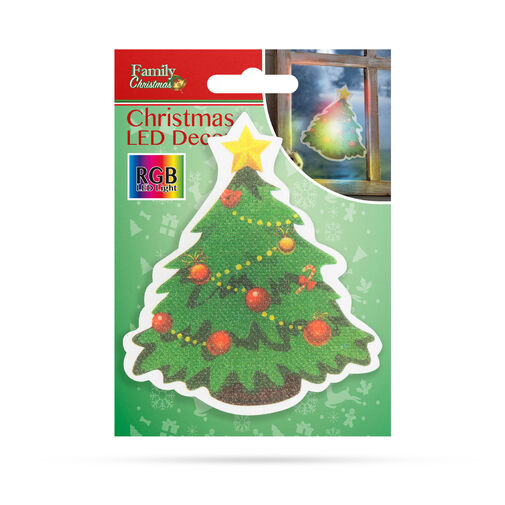 56513A • Karácsonyi RGB LED dekor - öntapadós - fenyőfa