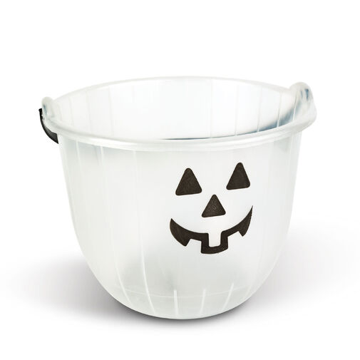 56577 • Halloween-i dekoráció - foszforeszkáló vödör - 2 féle - 20 x 16 cm