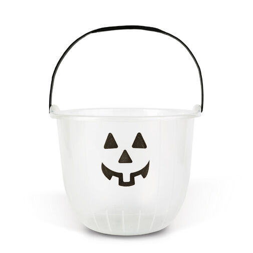 56577 • Halloween-i dekoráció - foszforeszkáló vödör - 2 féle - 20 x 16 cm