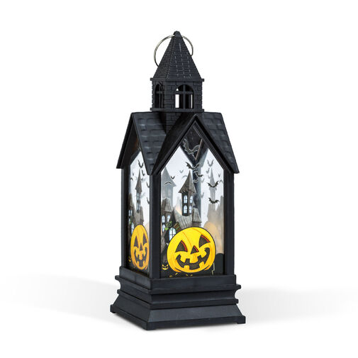 56600B • Halloween-i világító dekoráció - tök - sárga LED - 17,5 x 6,3 x 6,3 cm - 3 x LR44