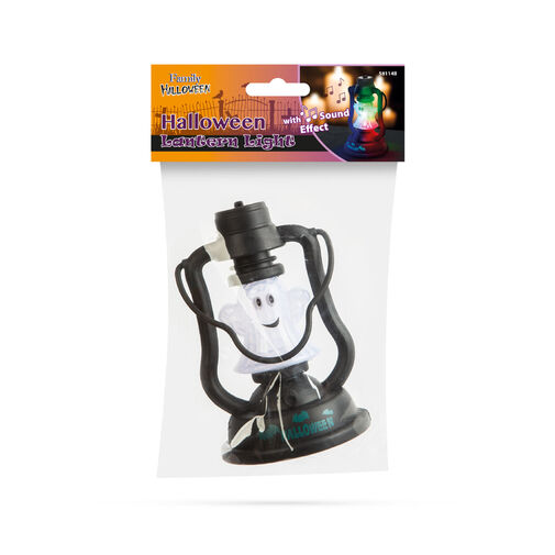 58114B • Halloween-i LED lámpa kacagás hangeffekttel - szellem - elemes
