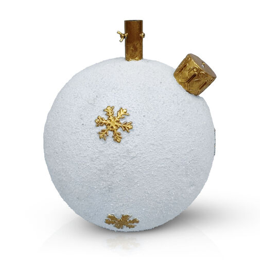 58593 • Karácsonyfatalp - gömbdísz - műkő - 41 x 41 x 47 cm