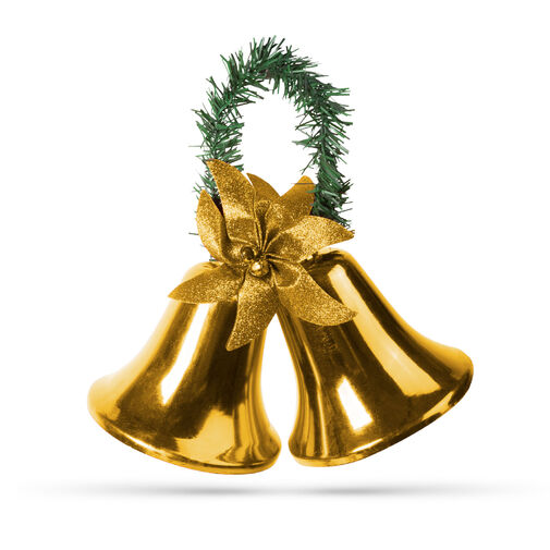 58609B • Karácsonyi dekor - harang - arany színben